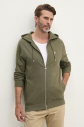 Barbour pamut melegítőfelső zöld, férfi, melange, kapucnis, MOL0649 - zöld S
