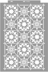 MyWall Afrikai csempe stencil - 3D - 59x89 cm ultra