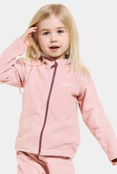 Didriksons gyerek felső MONTE KIDS FULLZIP rózsaszín, sima - rózsaszín 80