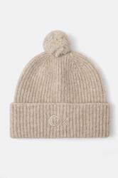 Calvin Klein gyapjú sapka bézs, gyapjú, K60K612586 - bézs Univerzális méret