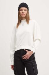 HUGO BOSS pamut melegítőfelső bézs, női, nyomott mintás, 50525753 - bézs L