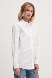 Calvin Klein pamut ing női, galléros, fehér, regular, K20K207670 - fehér 42