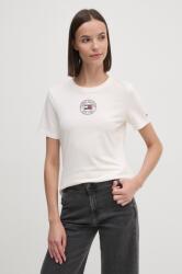 Tommy Hilfiger t-shirt női, bézs, WW0WW43652 - bézs S