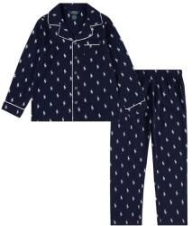 Ralph Lauren gyerek pamut pizsama sötétkék, mintás - sötétkék 109-116 - answear - 45 990 Ft