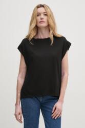 Sisley t-shirt fekete, 3QU4L103S - fekete L