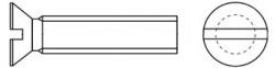 Osculati Nautics Suruburi mecanice UNI 6109 DIN 965, 6x80mm, inox AISI316, 10buc (A4-965-06X080)