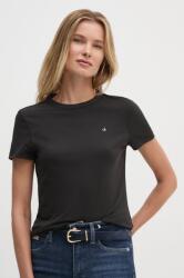Calvin Klein pamut póló női, fekete, K20K208061 - fekete XS