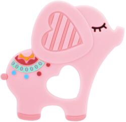 Lorelli Силиконова гризалка Lorelli Baby Care - Слонче Lucky, розова (10210830002)