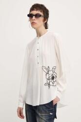 Desigual felső NAGASAKI bézs, női, nyomott mintás, 24WWBW01 - bézs M