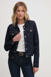 Pepe Jeans rövid kabát SLIM JACKET női, sötétkék, átmeneti, PL402430AB2 - sötétkék XS