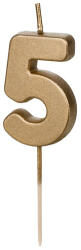  5-ös számú születésnapi gyertya, 4, 5 cm (SCU9-5)