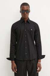 HUGO BOSS ing férfi, galléros, fekete, slim, 50505315 - fekete S