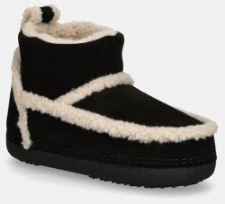 Inuikii velúr hócipő Classic Shearling Low fekete, 75101-009 - fekete Női 36