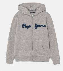 Pepe Jeans gyerek felső NEW LAMONTY ZIP szürke, melange, kapucnis, PB581612 - szürke 140