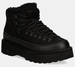 Diemme nubuk bokacsizma Sesto Shearling fekete, téliesített, platformos, DI23FWSEW-I01X060BLK - fekete Női 40