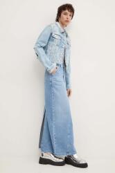 Tommy Jeans farmer szoknya maxi, egyenes, DW0DW19294 - kék 25