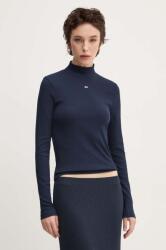 Tommy Hilfiger hosszú ujjú női, félgarbó nyakú, sötétkék, DW0DW19830 - sötétkék XS