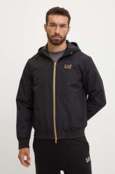 EA7 Emporio Armani rövid kabát férfi, fekete, átmeneti, PNFZZ. 8NPB21 - fekete L - answear - 85 990 Ft