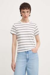 Abercrombie & Fitch pamut póló női, fehér, KI139-4686 - fehér XS