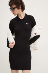 Tommy Hilfiger ruha fekete, mini, testhezálló, DW0DW18734 - fekete L