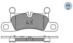 MEYLE set placute frana, frana disc MEYLE -PD: Advanced performance and design. 025 251 4316/PD (025 251 4316/PD)