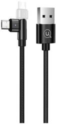 USAMS SJ478_MICROUSB_B 1m USB - microUSB fekete adatkábel (SJ478_MICROUSB_B)
