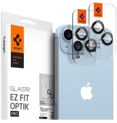 Spigen AGL05213 2db iPhone 14 Plus / iPhone 14 / iPhone 15 Plus 9H fekete üveg kameravédő (AGL05213)