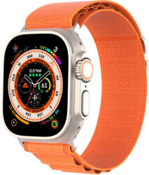 DUX DUCIS Apple Watch Ultra 8/7/6/SE/5/4/3/2/1 (42, 44, 45, 49 mm) Dux Ducis Sport csatszíj GS verzió narancssárga
