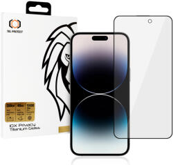 10X Privacy Titanium üvegfólia iPhone 14 Pro Max-hoz