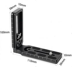 Mikrosat L kamera talp, L-bracket (CF-01)