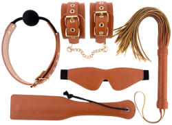 Blaze Elite - BDSM szett - 5 részes (konyak) - szexshop
