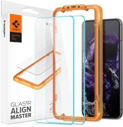 Spigen ALM Glas. tR edzett üveg Google Pixel 8-hoz - 2 db, üvegfólia