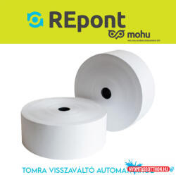  Hőpapír 58mm széles, 250fm hosszú, cséve 25mm, BPA mentes nyomatlan, TOMRA visszaváltó gépehez Bluering® (57616)