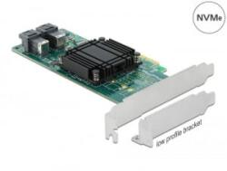 Delock PCI Express x8 kártya - 2 x belső NVMe SFF-8643 (90438)