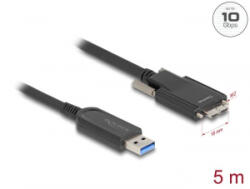 Delock aktív optikai kábel USB-A apa > USB Micro-B 5m (83211)