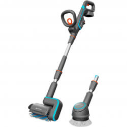 Gardena akkumulátoros multi-tisztító AquaBrush Universal 18V P4A, keménypadlótisztító (szürke/türkiz, Li-Ion akkumulátor 2, 5Ah P4A, POWER
