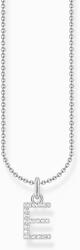 Thomas Sabo KE2244-051-14-L45V Silver necklace letter E , Жени