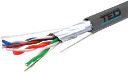 TED Electric Cablu retea TED Electric FTP cat. 5e Cupru 0.5mm, Sufa PVC, rola 305m (A0115389)