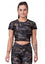 NEBBIA Crop top Active Black M | Femei | Tricouri | Negru | 568-VOLCANICABLACK