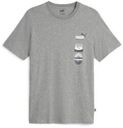 PUMA GRAPHICS Vertical Tee L | Bărbați | Tricouri | Gri | 677187-03