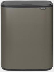 Brabantia 2 х 30 л цвят платина кош за смет Brabantia от серия Bo Touch (1001271)