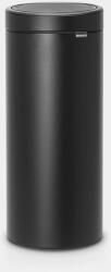 Brabantia 30 л минерално лунна светлина черно кош за смет Brabantia от серия Touch Bin New (1003224)