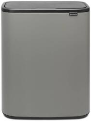 Brabantia 2 + 30 л. цвят минерално бетонно сиво кош за смет Brabantia от серия BO TOUCH (1001269)