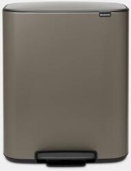 Brabantia 2 х 30 л цвят платина кош за смет Brabantia от серия Bo Pedal (1003190)