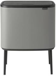 Brabantia 3 х 11 л. цвят минерално бетонно сиво кош за смет Brabantia от серия BO TOUCH (1001099)