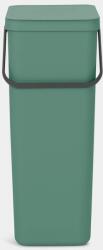 Brabantia 40 л цвят зелена ела кош за смет за разделно събиране Brabantia от серия Sort&Go (1004139)