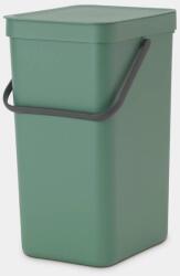 Brabantia 16 л цвят зелена ела кош за смет за разделно събиране Brabantia от серия SORT & GO (1003235)