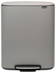 Brabantia 2 х 30 л минерално бетонно сив кош за смет Brabantia от серия Bo Pedal (1003193)