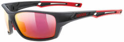 uvex Szemüveg Sportstyle 232 P, Black Matt Red/red Napszemüveg