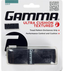 Gamma Tenisz markolat - csere Gamma Ultra Cushion Textured 1P - Fekete